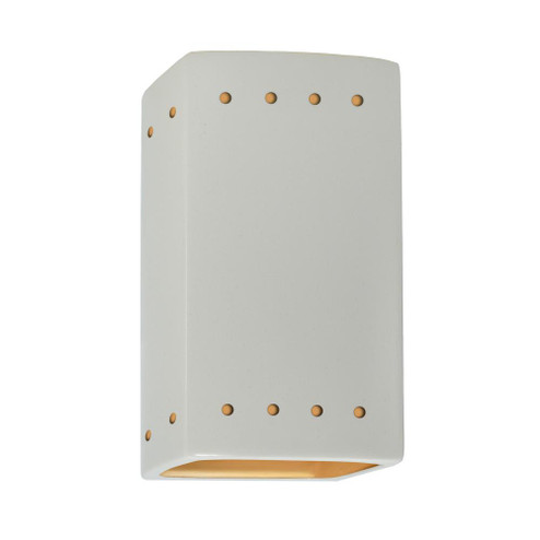 Small LED Rectangle w/ Perfs - Open Top & Bottom (254|CER-0925-MTGD-LED1-1000)