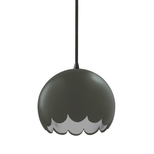 Scallop Pendant (254|CER-6470-PWGN-MBLK-BKCD)