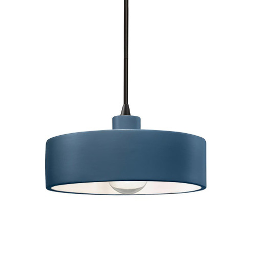Dish Pendant (254|CER-6460-MID-MBLK-BKCD)
