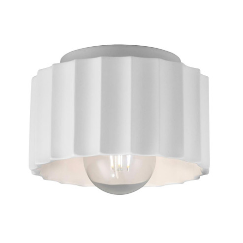 Gear Outdoor Flush-Mount (254|CER-6183W-WHT)