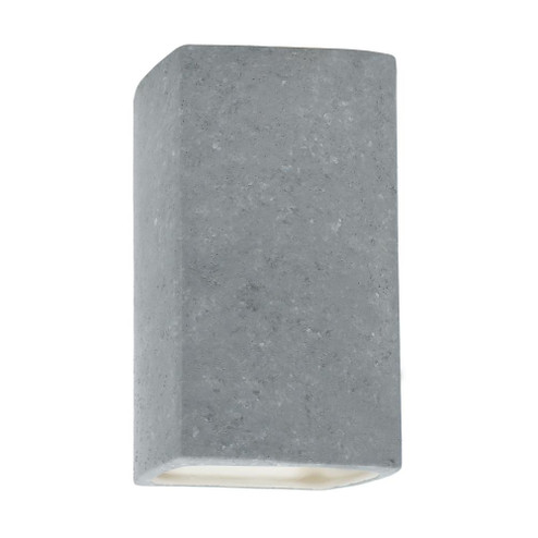 Small ADA Outdoor LED Rectangle - Open Top & Bottom (254|CER-5915W-CONC)