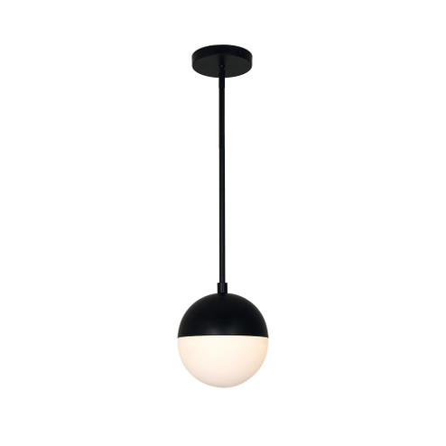 Ion 1-Light 7'' Pendant (254|FSN-4150-OPAL-MBLK)