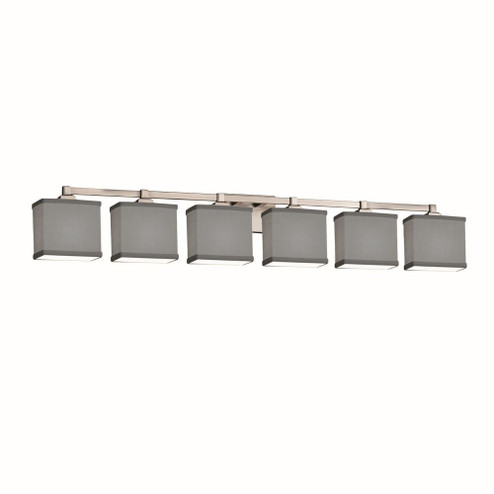 Regency 6-Light Bath Bar (254|FAB-8436-55-GRAY-NCKL)