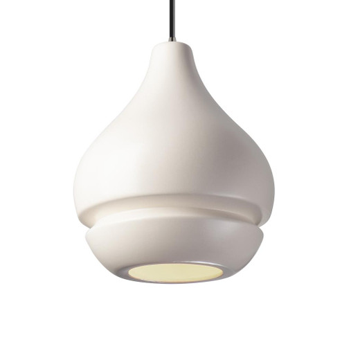 Arabesque 1-Light Pendant (254|CER-6400-MAT-NCKL-BKCD)