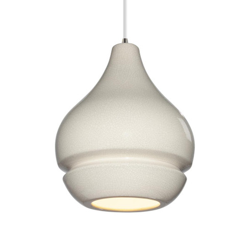 Arabesque 1-Light LED Pendant (254|CER-6400-CRK-NCKL-WTCD-LED1-700)