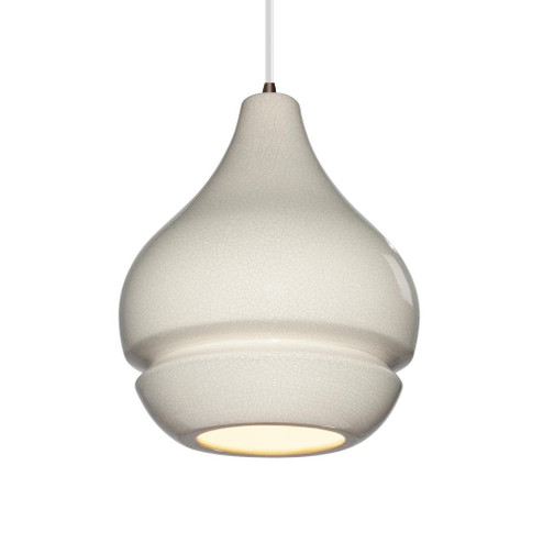 Arabesque 1-Light Pendant (254|CER-6400-CRK-DBRZ-WTCD)