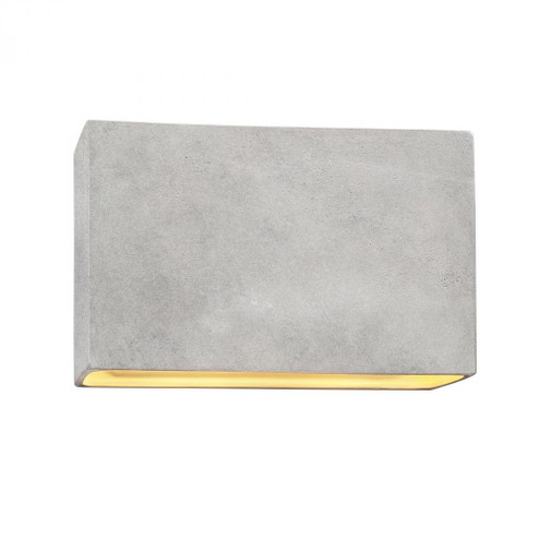 Really Big ADA Wide Rectangle LED Wall Sconce - Open Top & Bottom (254|CER-5659-CONC-LED2-2000)
