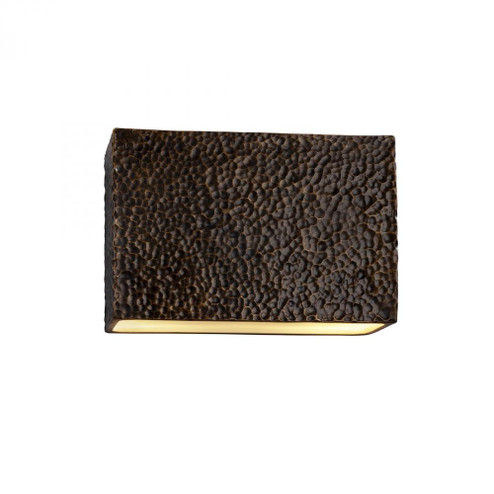 Large ADA Rectangle (Outdoor) LED Wall Sconce - Closed Top (254|CER-5650W-HMBR-LED2-2000)