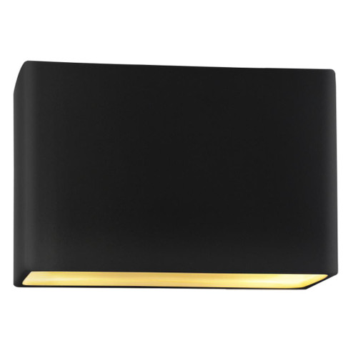 Small ADA Wide Rectangle LED Wall Sconce - Open Top & Bottom (254|CER-5645-CBGD-LED1-1000)