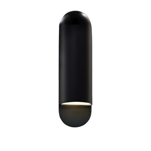 Large ADA Capsule Wall Sconce (254|CER-5630-BLK)