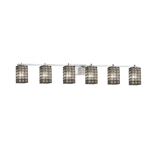 Era 6-Light Bath Bar (254|WGL-8446-15-GRCB-CROM) Era 6-Light Bath Bar (254|WGL-8446-15-GRCB-CROM)