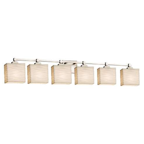 Tetra 6-Light LED Bath Bar (254|PNA-8426-55-WAVE-NCKL-LED6-4200)