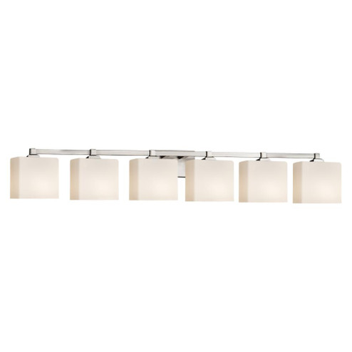 Regency 6-Light Bath Bar (254|FSN-8436-55-OPAL-NCKL)