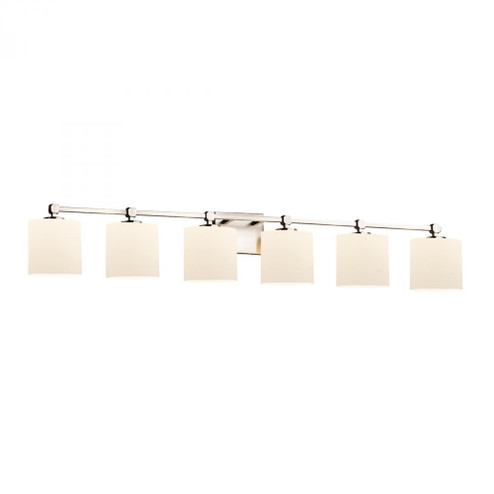 Tetra 6-Light Bath Bar (254|FSN-8426-30-OPAL-NCKL)