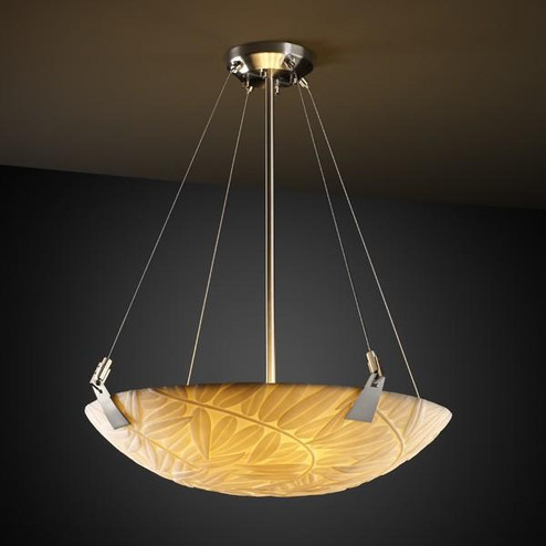 18'' LED Pendant Bowl w/ Tapered Clips (254|PNA-9641-35-BMBO-NCKL-LED3-3000)