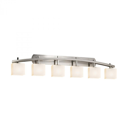 Archway 6-Light LED Bath Bar (254|FSN-8596-55-OPAL-NCKL-LED6-4200)