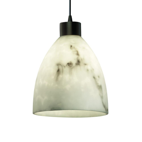 Large 1-Light LED Pendant (254|FAL-8814-18-DBRZ-BKCD-LED1-700)