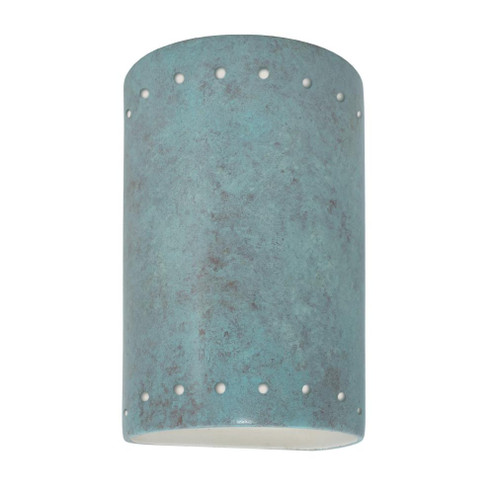 Small LED Cylinder w/ Perfs - Open Top & Bottom (254|CER-0995-PATV-LED1-1000)