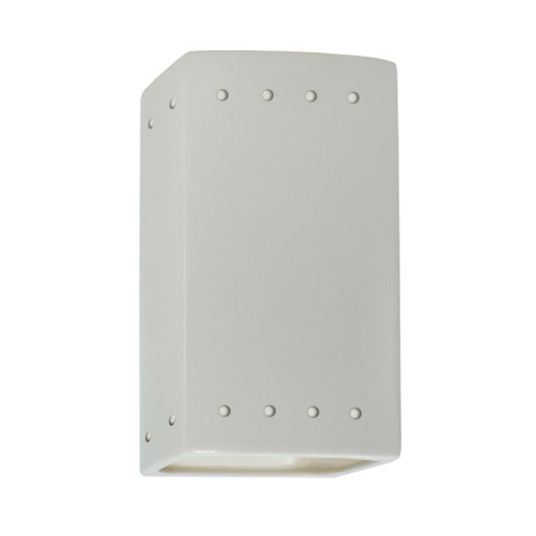 Small LED Rectangle w/ Perfs - Open Top & Bottom (Outdoor) (254|CER-0925W-MAT-LED1-1000)