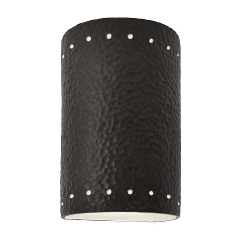 Small Cylinder w/ Perfs - Open Top & Bottom (Outdoor) (254|CER-0995W-HMIR)