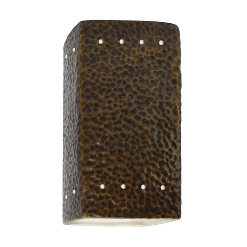 Small Rectangle w/ Perfs - Open Top & Bottom (Outdoor) (254|CER-0925W-HMBR)