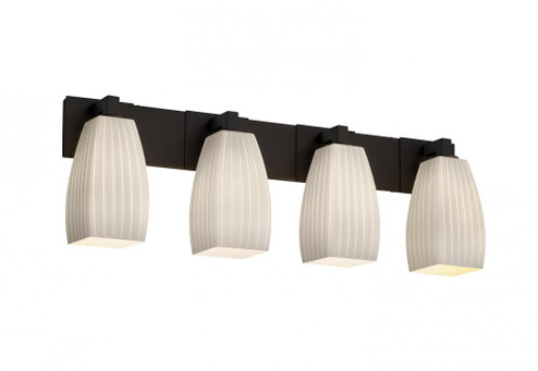Modular 4-Light Bath Bar (254|FSN-8924-15-RBON-MBLK) Modular 4-Light Bath Bar (254|FSN-8924-15-RBON-MBLK)