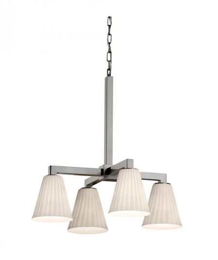 Modular 4-Downlight Chandelier (254|FSN-8920-15-RBON-NCKL)