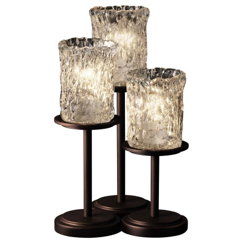 Dakota 3-Light Table Lamp (254|GLA-8797-16-CLRT-DBRZ)