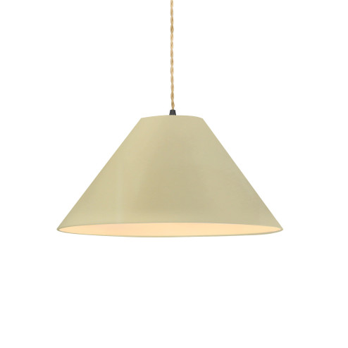 Large Avola 1-Light Pendant (254|CER-6645-VAN-MBLK-BEIG-TWST-LED1-700)