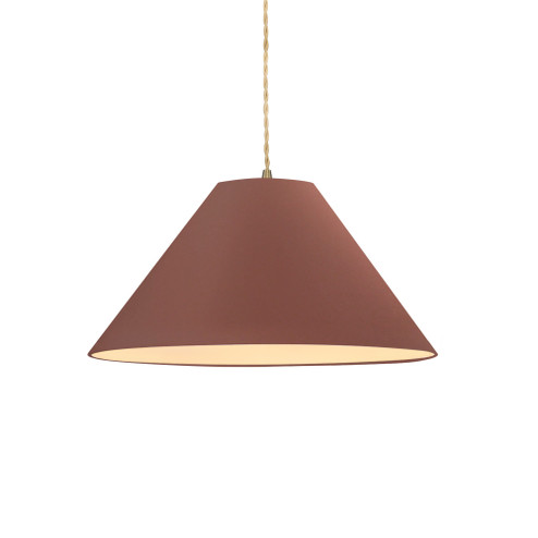 Large Avola 1-Light Pendant (254|CER-6645-CLAY-ABRS-BEIG-TWST)