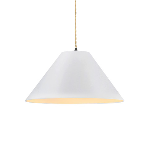 Large Avola 1-Light Pendant (254|CER-6645-BIS-MBLK-BEIG-TWST)