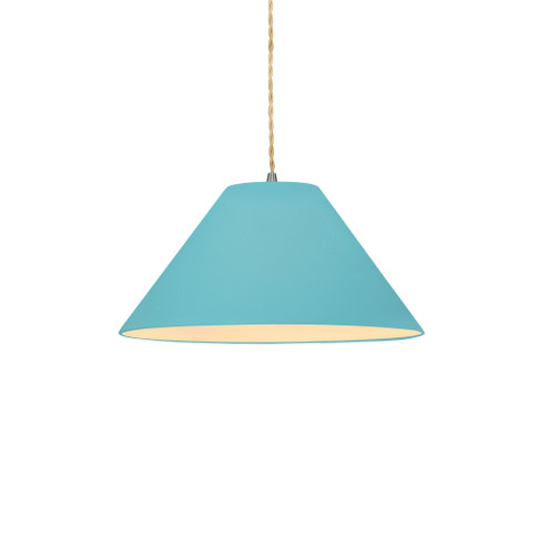 Small Avola 1-Light Pendant (254|CER-6640-RFPL-NCKL-BEIG-TWST)