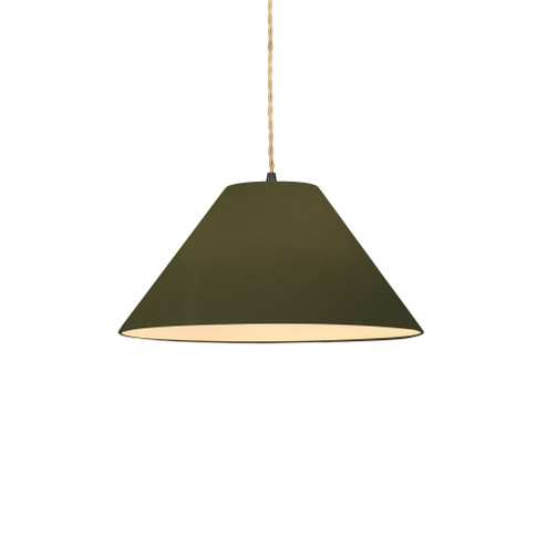 Small Avola 1-Light Pendant (254|CER-6640-MGRN-MBLK-BEIG-TWST)
