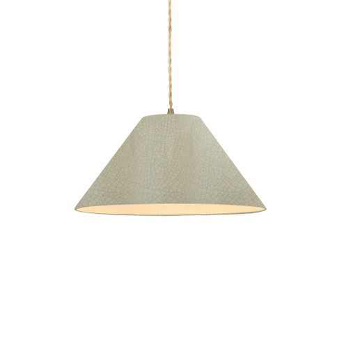 Small Avola 1-Light Pendant (254|CER-6640-CKC-ABRS-BEIG-TWST-LED1-700)