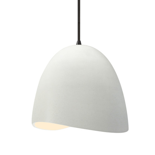 Medium Brisa 1-Light Pendant (254|CER-6613-MAT-MBLK-BKCD-LED1-700)