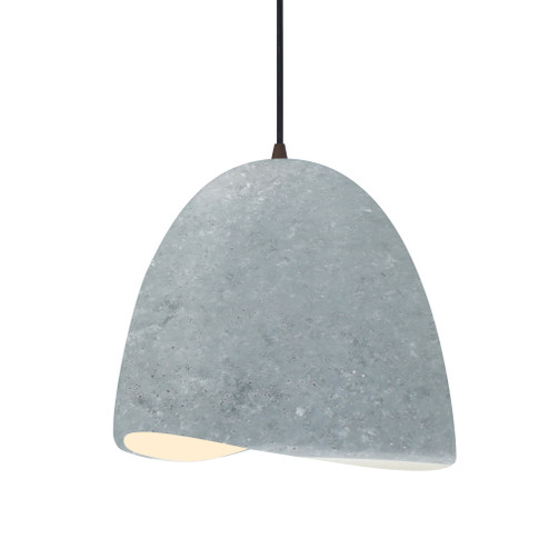 Medium Brisa 1-Light Pendant (254|CER-6613-CONC-MBLK-BKCD)