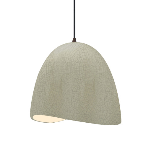 Medium Brisa 1-Light Pendant (254|CER-6613-CKC-MBLK-BKCD)