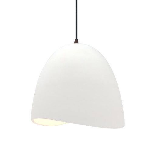 Medium Brisa 1-Light Pendant (254|CER-6613-BIS-DBRZ-BKCD)