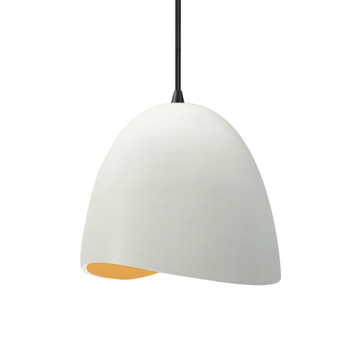 Small Brisa 1-Light Pendant (254|CER-6610-MTGD-MBLK-BKCD-LED1-700)