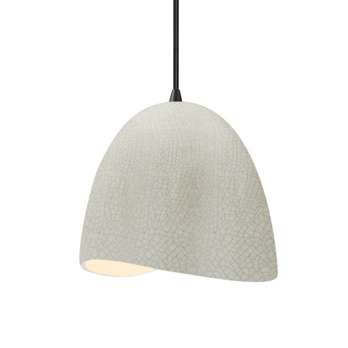 Small Brisa 1-Light Pendant (254|CER-6610-CRK-MBLK-BKCD)