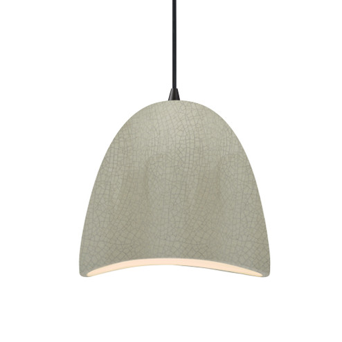 Small Brisa 1-Light Pendant (254|CER-6610-CKC-MBLK-BKCD-LED1-700)