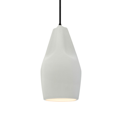 Tall Crease 1-Light Pendant (254|CER-6597-MAT-MBLK-BKCD)