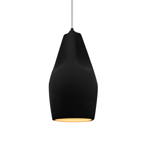 Tall Crease LED 1-Light Pendant (254|CER-6597-CBGD-DBRZ-WTCD-LED1-700)