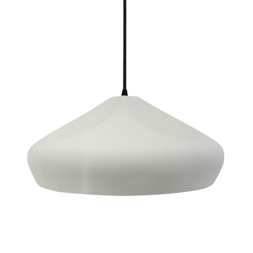 Large Crease 1-Light Pendant (254|CER-6595-MTGD-MBLK-BKCD-LED1-700)