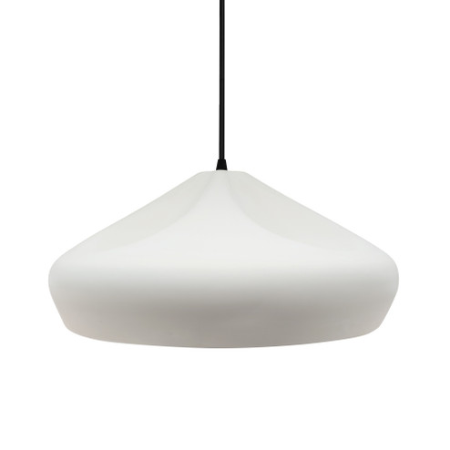 Large Crease 1-Light Pendant (254|CER-6595-BIS-MBLK-BKCD-LED1-700)