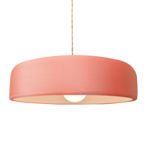 Large Spire 1-Light Pendant (254|CER-6575-BSH-MBLK-BEIG-TWST)