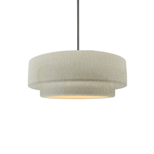 Small Tier 1-Light Pendant (254|CER-6540-CKC-NCKL-RIGID-LED1-700)