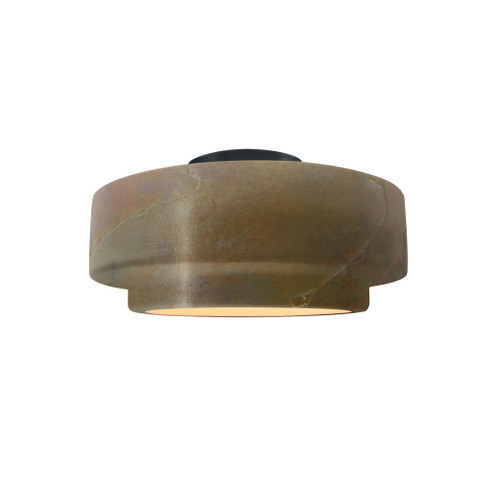 Small Tier Semi-Flush (254|CER-6360-SLTR-MBLK-LED1-700)