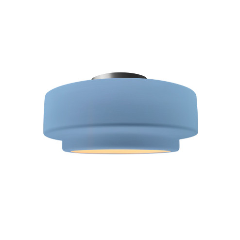 Small Tier Semi-Flush (254|CER-6360-SKBL-NCKL)