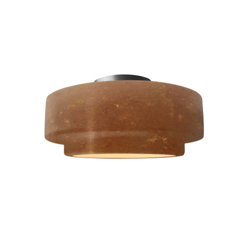 Small Tier Semi-Flush (254|CER-6360-PATR-NCKL)
